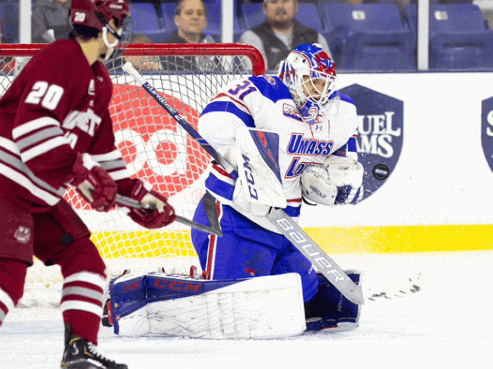 Hernberg, UM-Lowell, Beat UMass