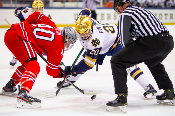 Pivonka, Notre Dame, Sweep Ohio State